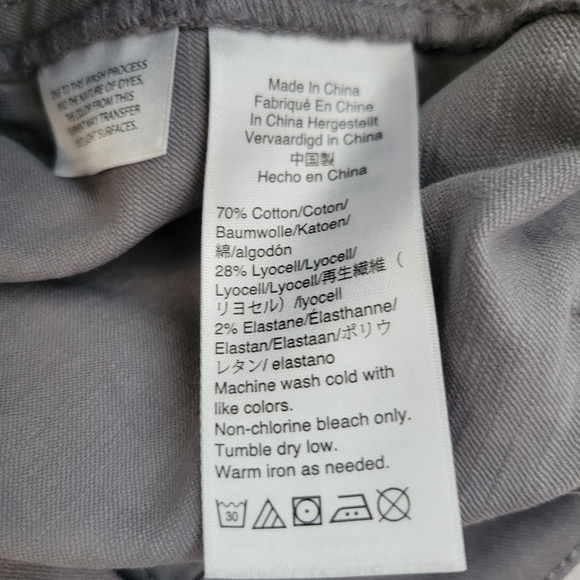 J Crew Vintage Straight Cargo Pant in Slub Sateen Gray Women's 27 NEW NWT - Picture 8 of 8